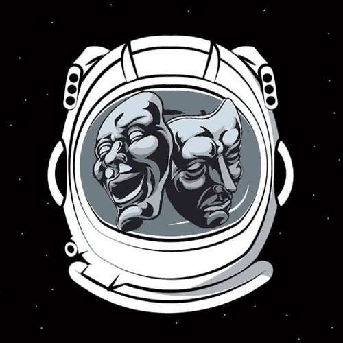Comedy Drama theater masks for Randall Apollo acting