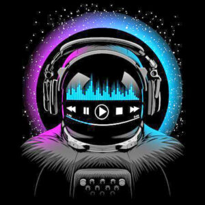 Randall Apollo music page for singing vocals astronaut music player