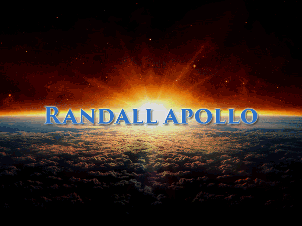 Sunrise from space Randall Apollo singer songwriter.